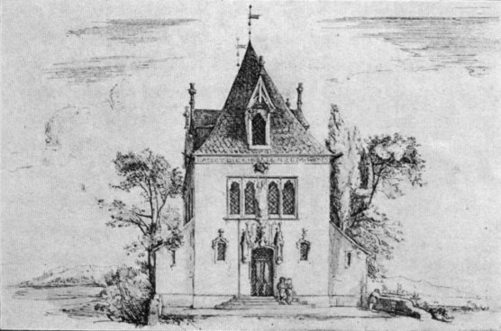 Projekt zur Blasewitzer Schule von Gottfried Semper 1841     [zum Vergrößern bitte klicken]